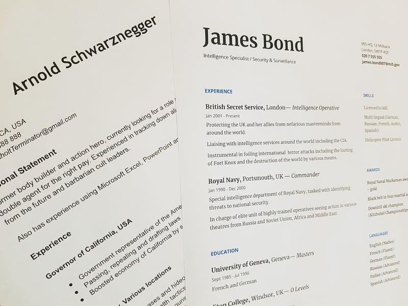 Resume building tips